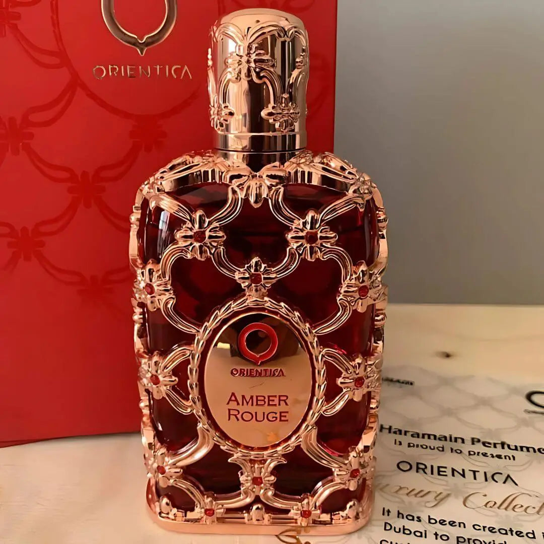 ICONICA FRAGANCIA ORIENTICA AMBER ROUGE + PERFUMERO ✨